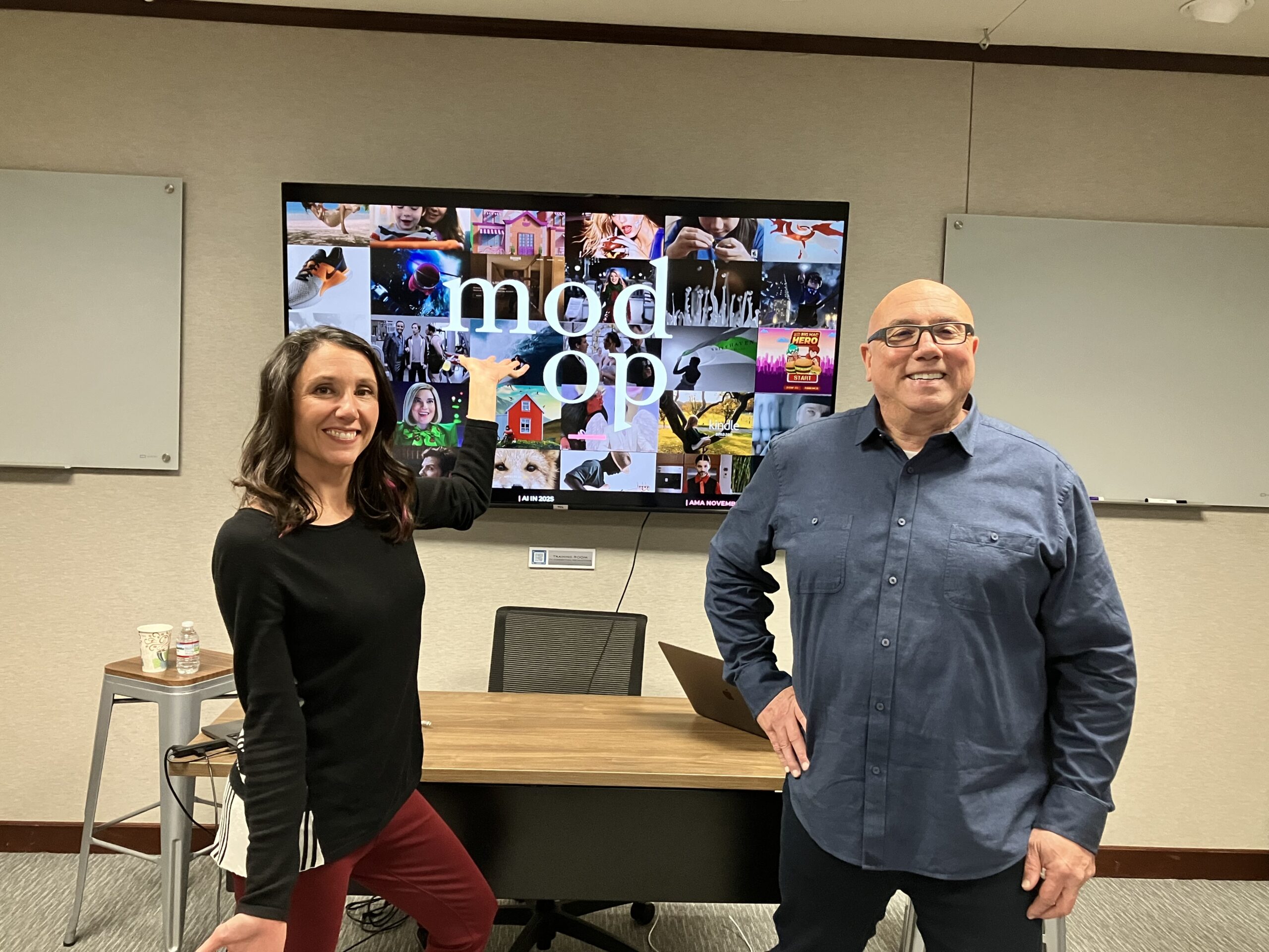 Tessa Burg and Philip Congello of Mod Op shared information on harnessing AI for meaningful marketing results.